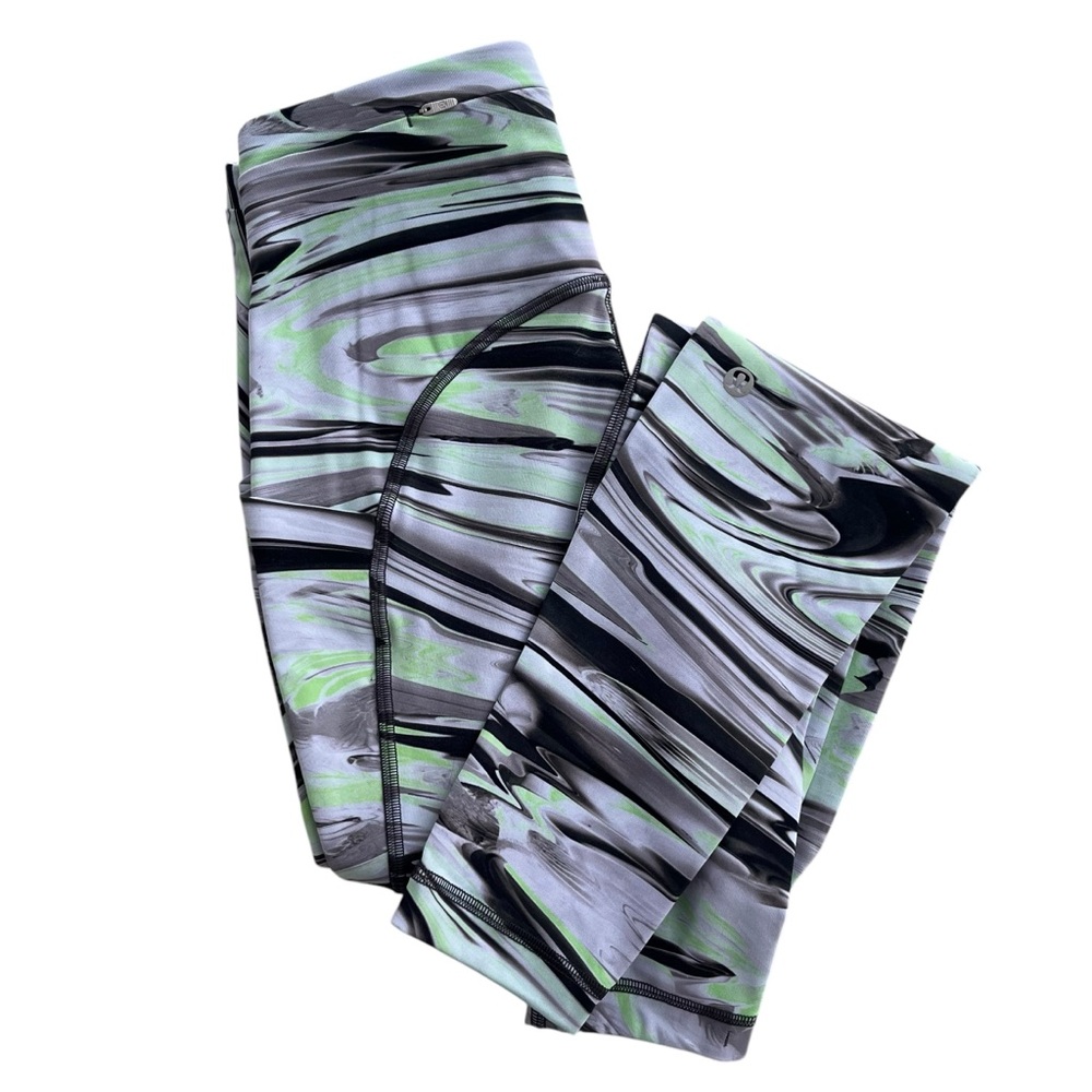 Lululemon Womens 4 Paint Glide Warp Multi Swift Speed High Rise Tight 28" W5DNZS